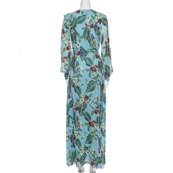 Nicholas Floral Silk Dress - Picture 3 of 3